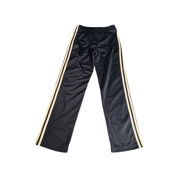 Adidas Youth Medium 10-12 Track Pants Blue White Stripe Logo Athletic Joggers - Picture 7 of 10